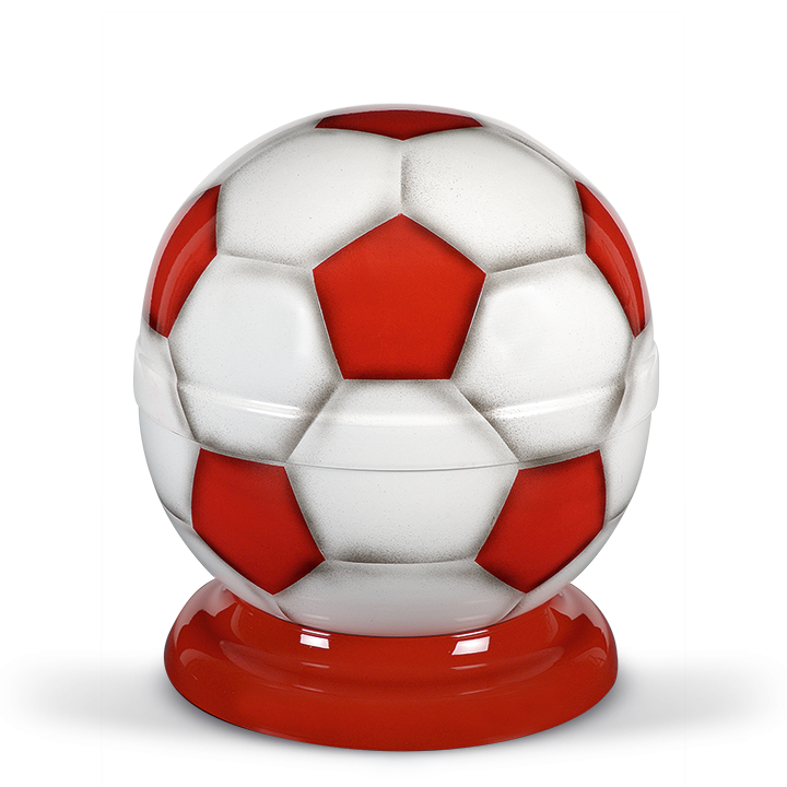 Urne Fussball-Urne, Rot-Weiss