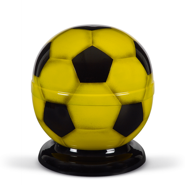 Urne Fussball-Urne, Schwarz-Gelb