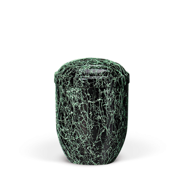 Urne Mini Urne, Modern Grün - gesprenkelt